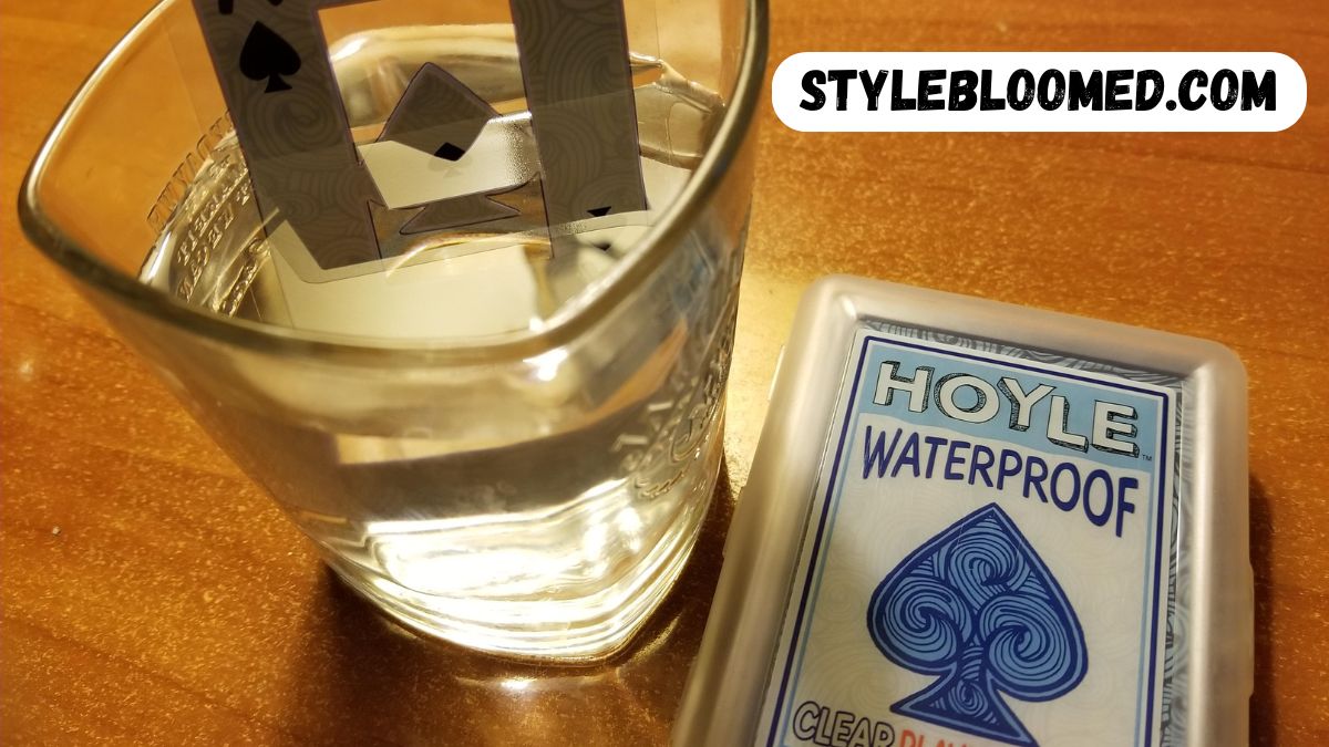 5. Clear Waterproof Playing Cards (Hoyle)