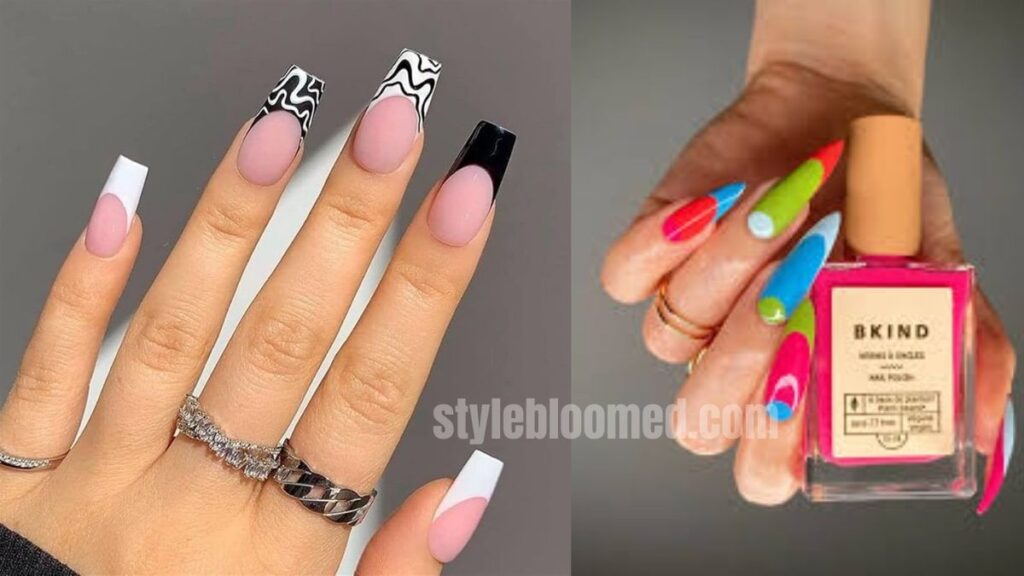 Top 30 French Tip Square Nail Designs for Manicure in 2024