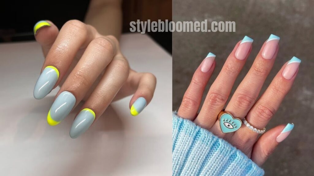Top 30 French Tip Square Nail Designs for Manicure in 2024