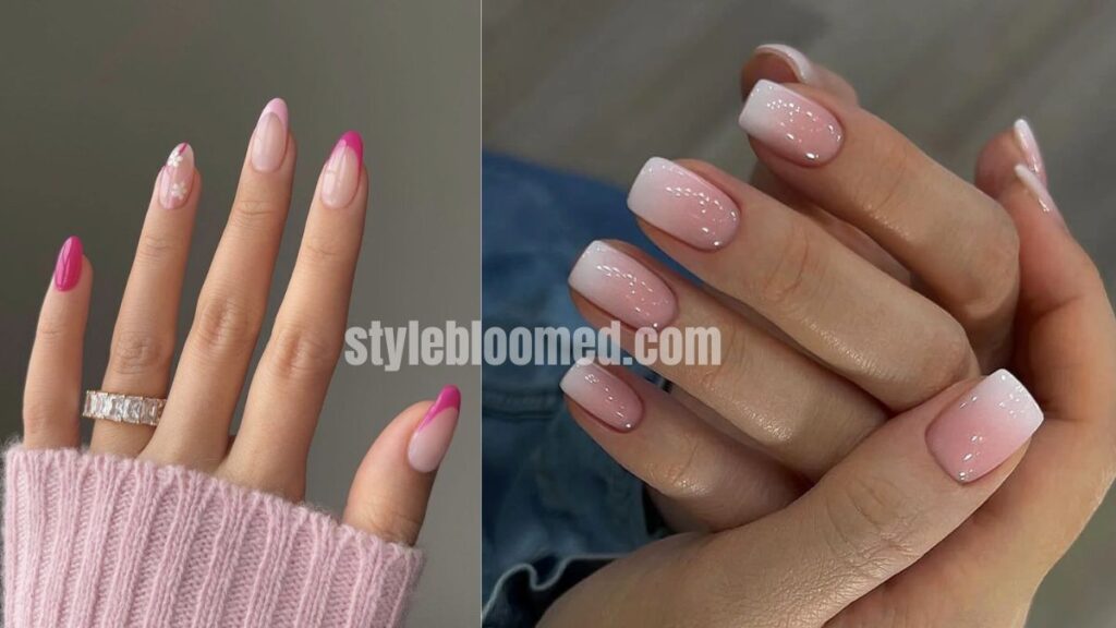 Top 30 French Tip Square Nail Designs for Manicure in 2024