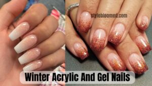 30 Classy Winter Acrylic And Gel Nails