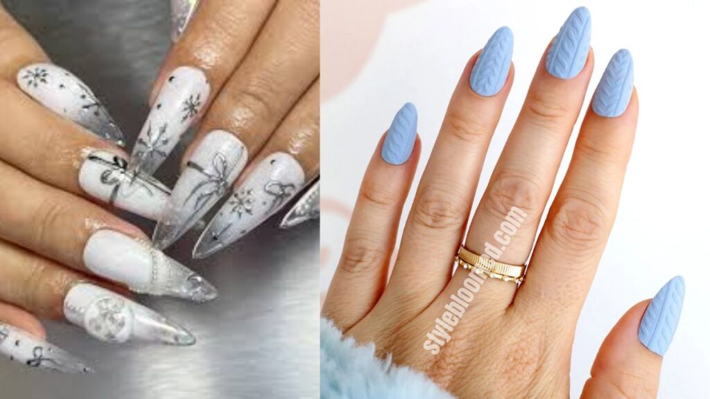 30 Classy Winter Acrylic And Gel Nails