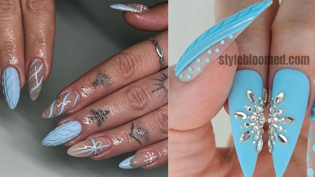 30 Winter Wonderland Acrylic And Gel Nails