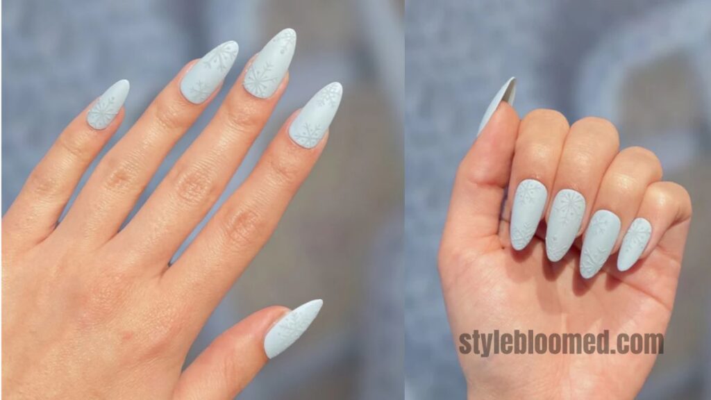 30 Winter Wonderland Acrylic And Gel Nails