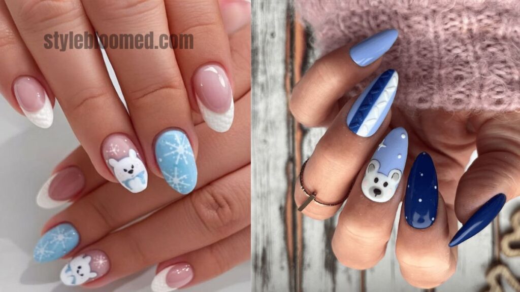 30 Winter Wonderland Acrylic And Gel Nails