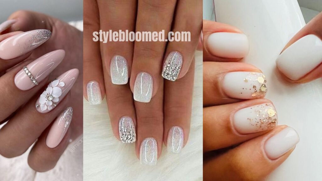 40 Simple Wedding Nails For The Bride 2025

