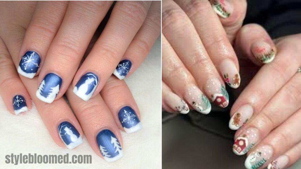 30 Winter Wonderland Acrylic And Gel Nails