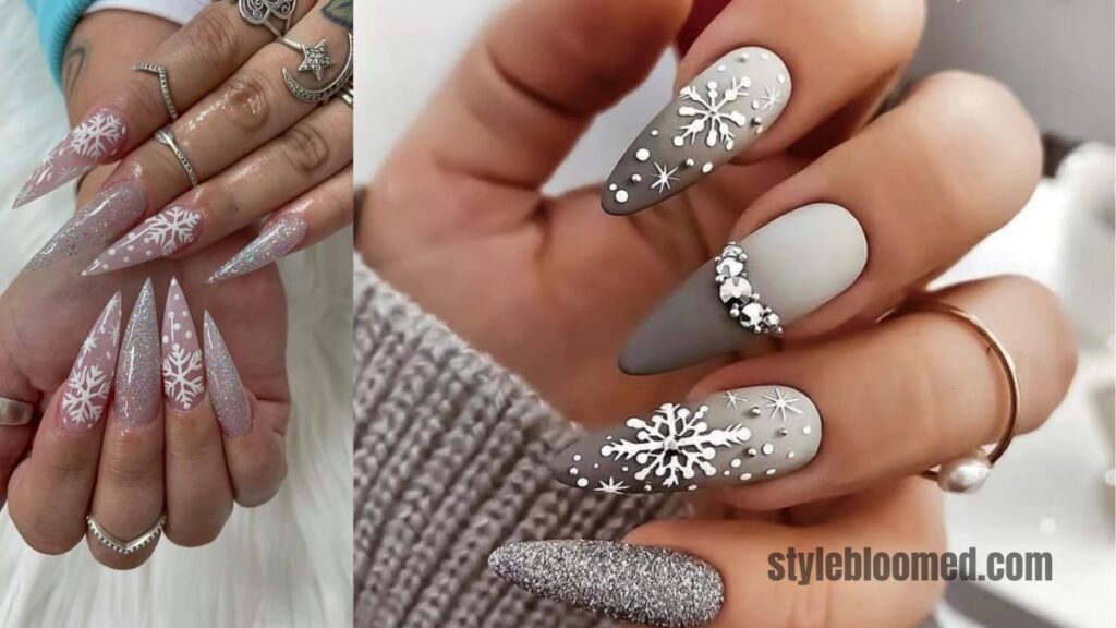 40 Best Snowflake Nails For 2025