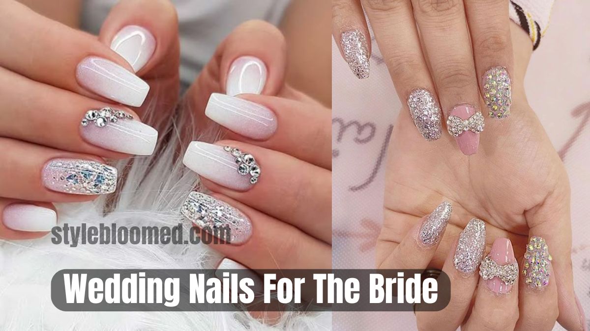 40 Simple Wedding Nails For The Bride 2025