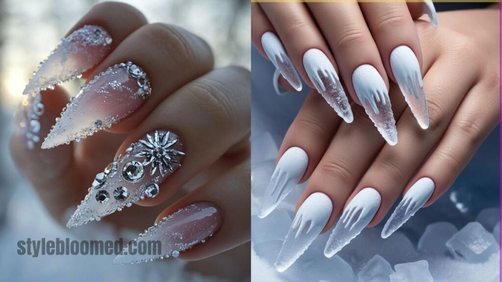 30 Winter Wonderland Acrylic And Gel Nails